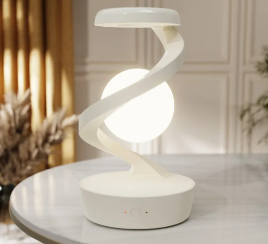 Moon Desk Lamp with Wireless Charging