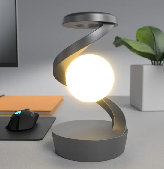 Moon Desk Lamp with Wireless Charging