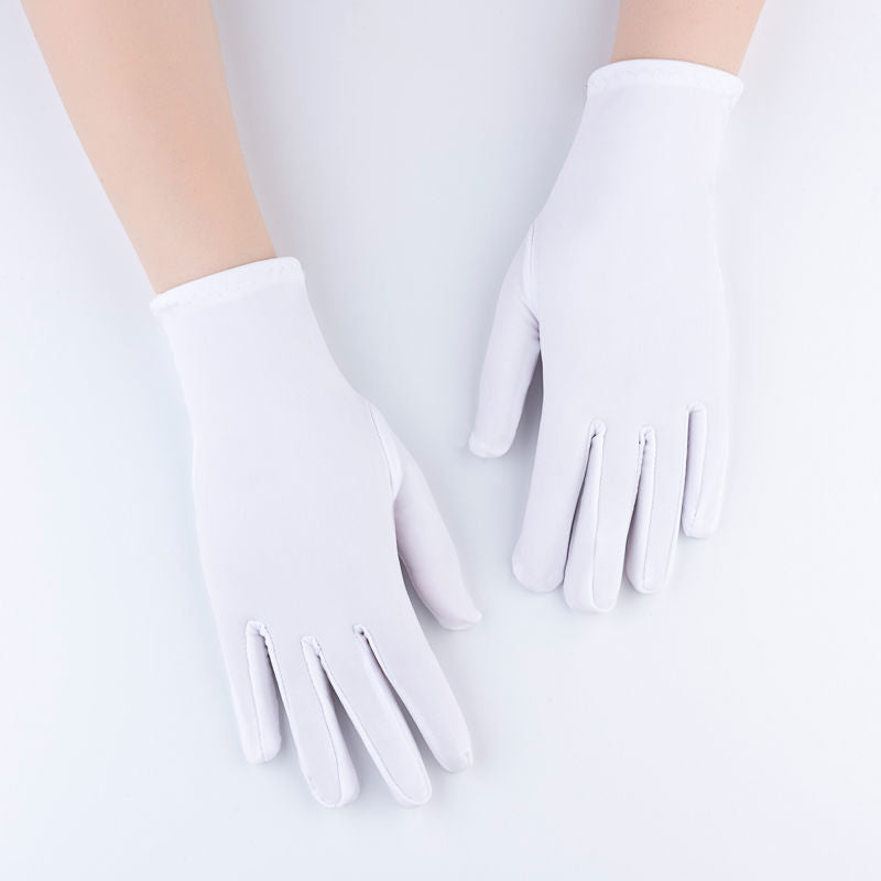 Elastic Stretch Gloves for Formal Occasions