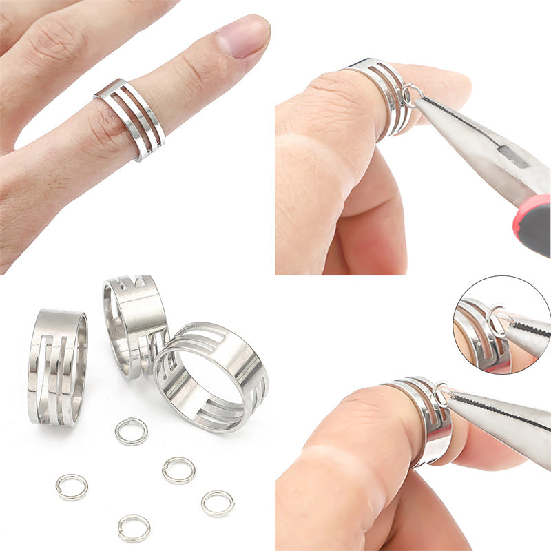 Stainless Steel Ring Sizing and Opening Tool for DIY Jewelry