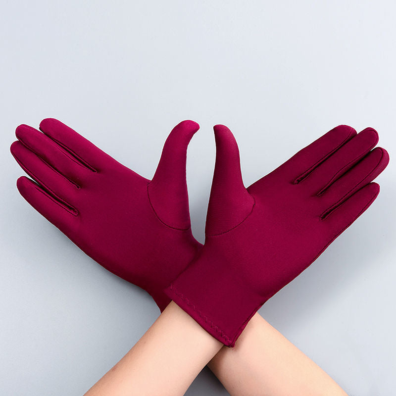 Elastic Stretch Gloves for Formal Occasions