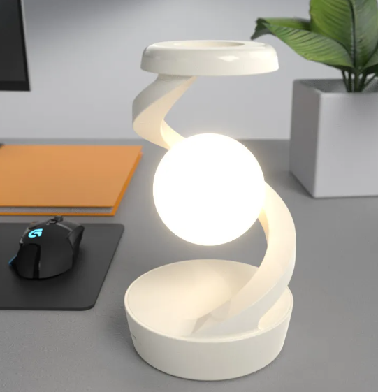 Moon Desk Lamp with Wireless Charging